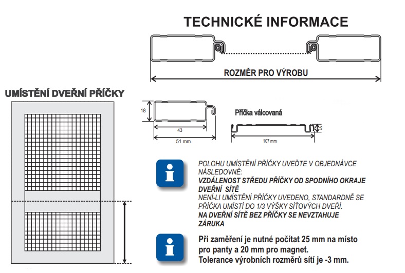 Zaměření DV 50x20 - 1